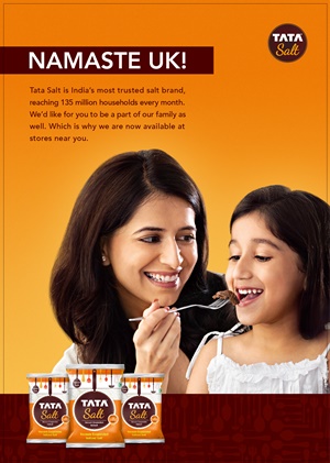 Tata Salt Launched in the UK Tata Salt Launched in the UK