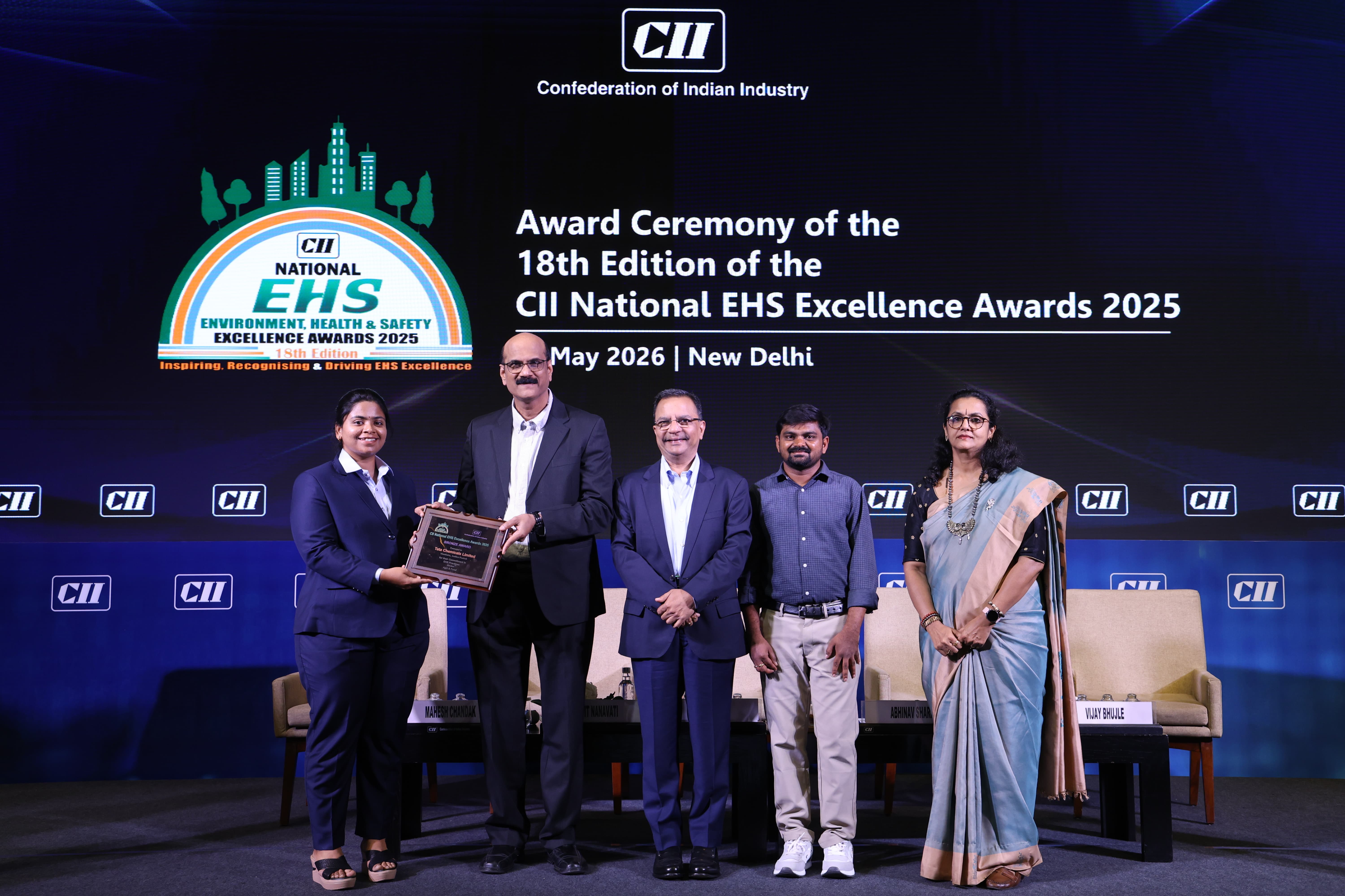 Tata Chemicals’ Mambattu Unit Wins Bronze at CII National EHS Excellence Awards 2025