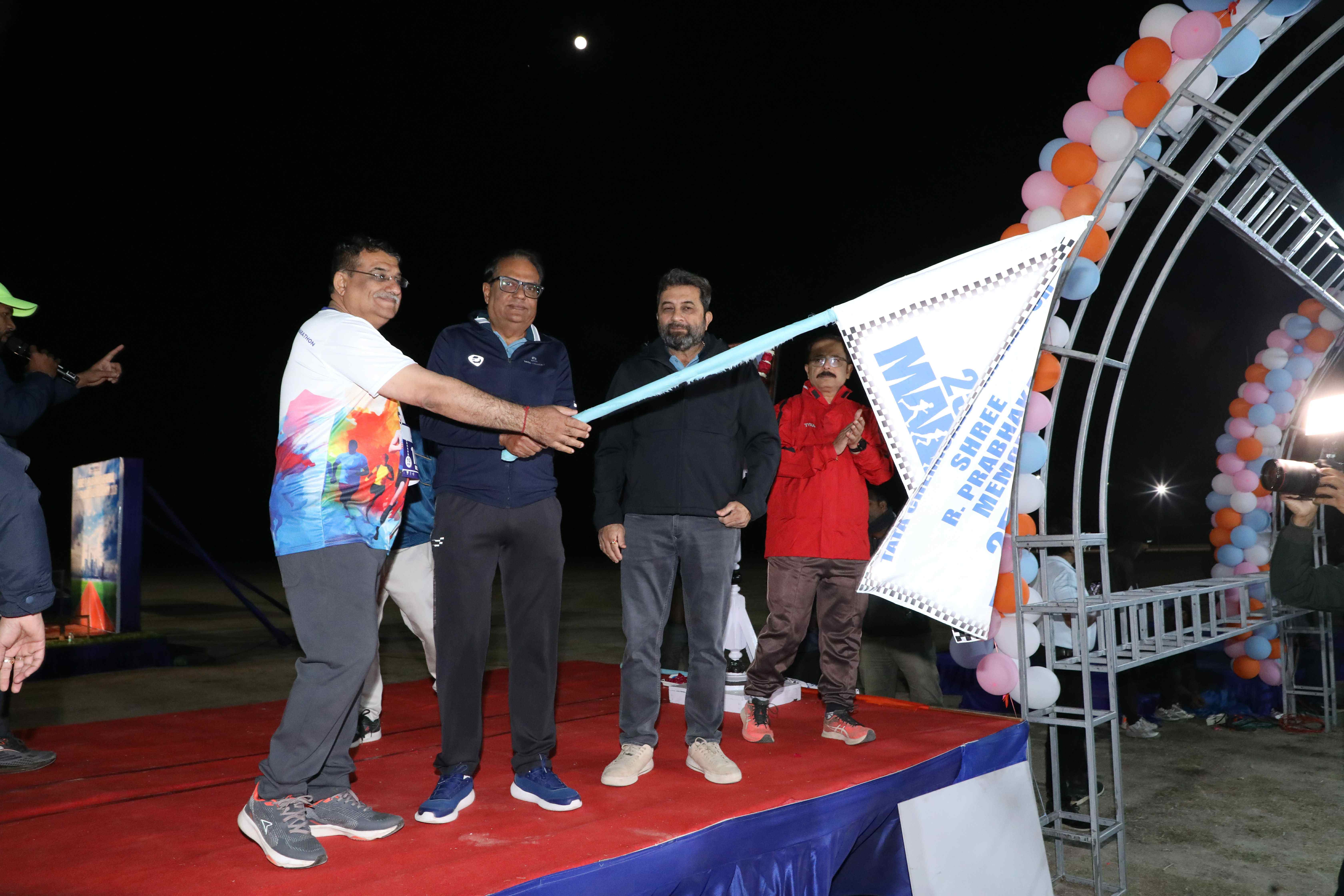 In the Women's Category, Sangita Kambad emerged as the winner with a completion time of 2:17:18 hrs, while Pratibha Bhagavanappa stood as runner-up with 2:23:12 hrs in the Half Marathon. Meanwhile, Laxmiben Hathiya and Priti Limbasiya stood as winner and runner-up with timings of 1:13:18 hrs and 1:17:26 hrs, respectively, in the 10K category.