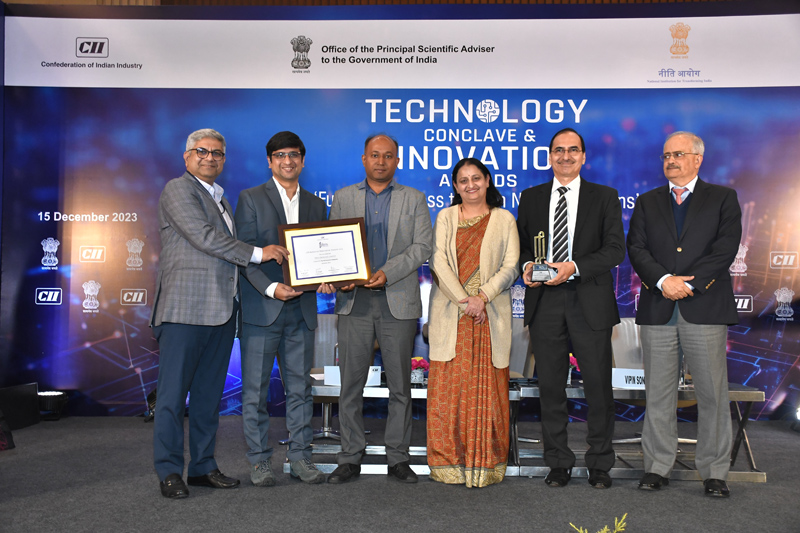 Tata Chemicals recognised as the Grand Winner and recipient of the Most Innovative Company accolades at the prestigious CII Industrial Innovation Awards 2023